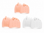 Realign silicone forefoot pads — nude and white
