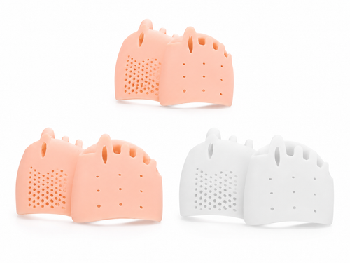 Realign silicone forefoot pads — nude and white